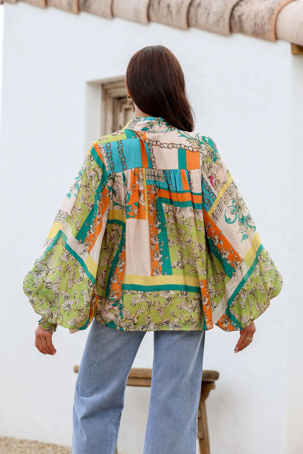 Jatea - Sicily Dreams Blouse - Green