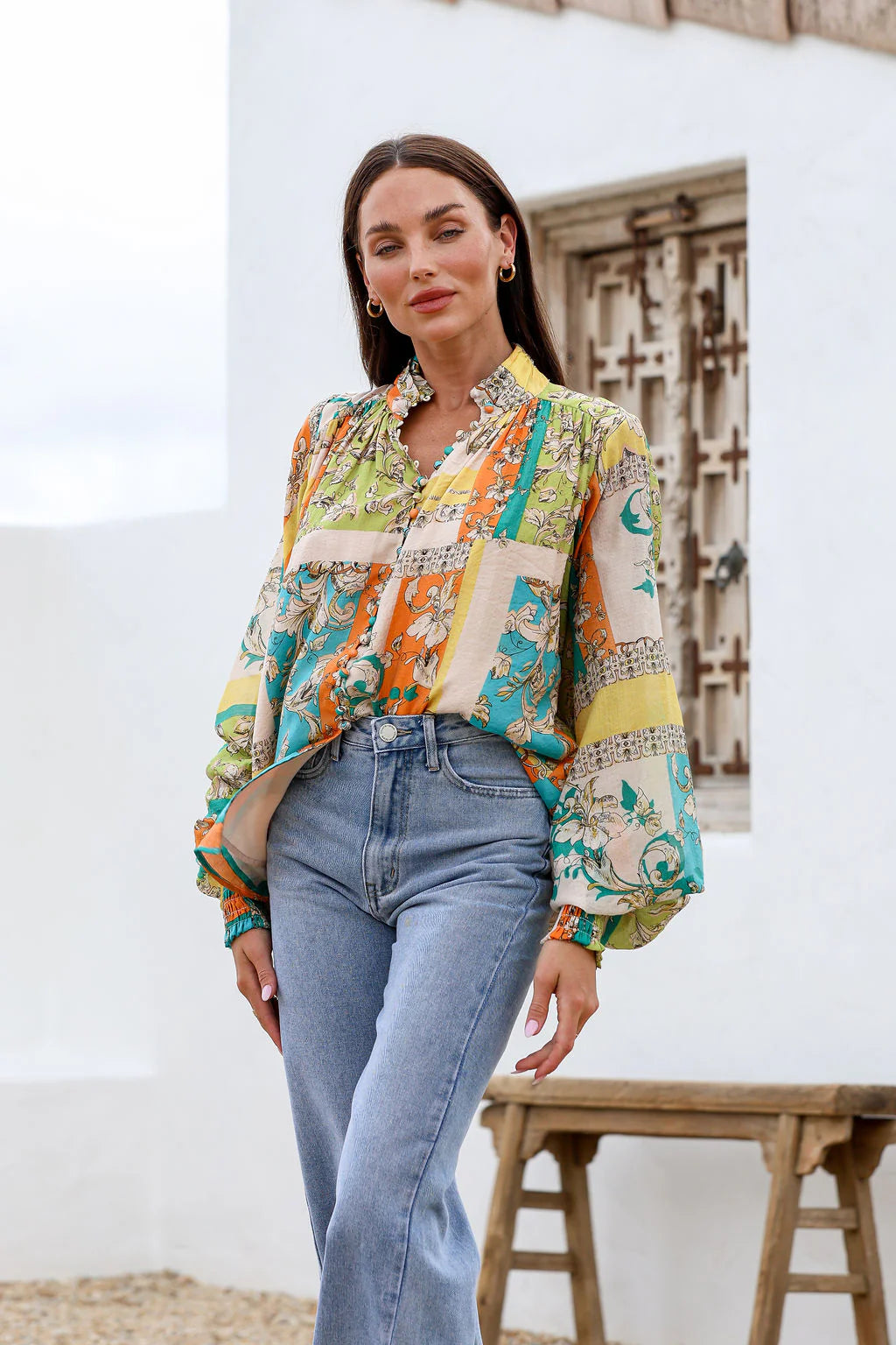 Jatea - Sicily Dreams Blouse - Green