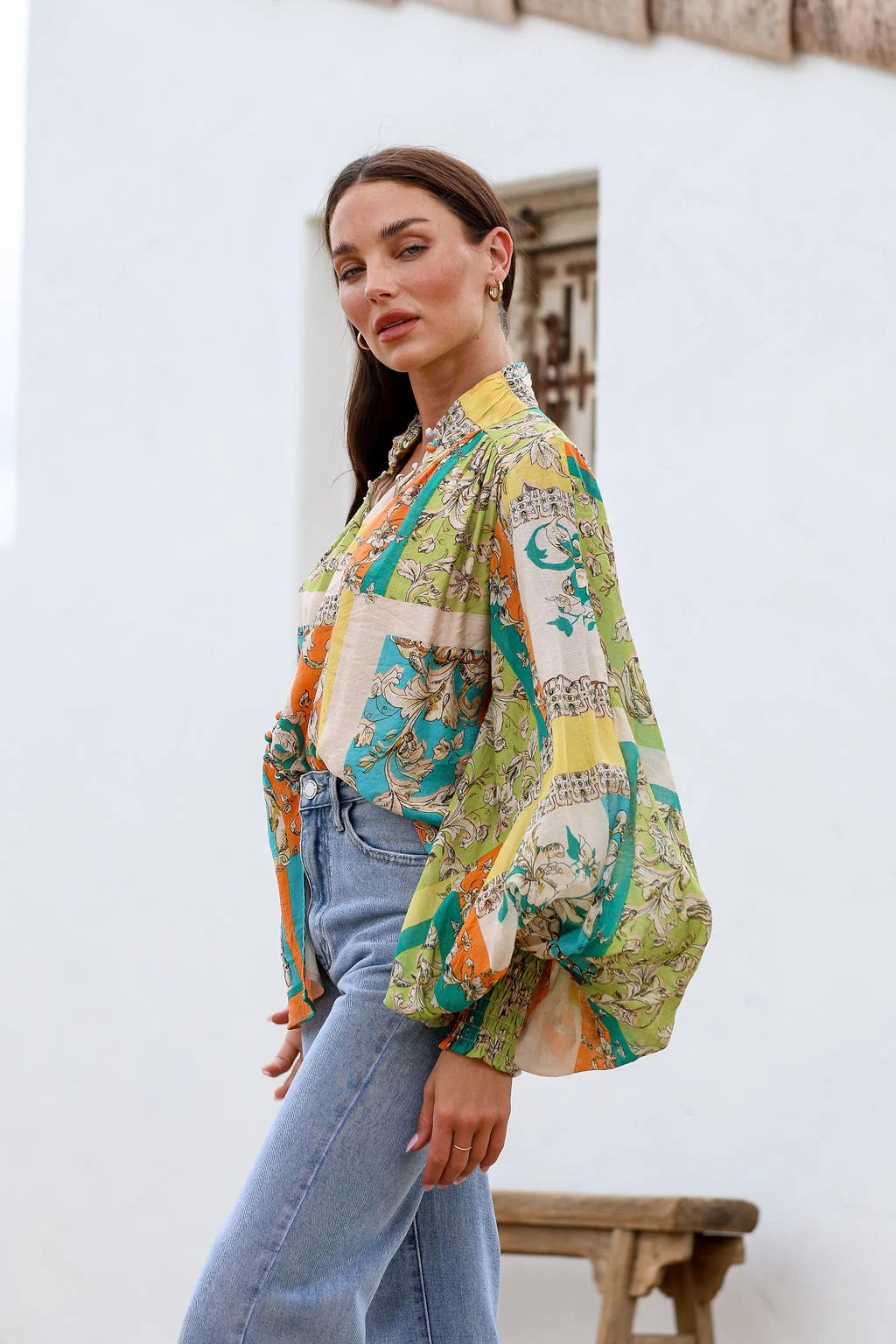 Jatea - Sicily Dreams Blouse - Green