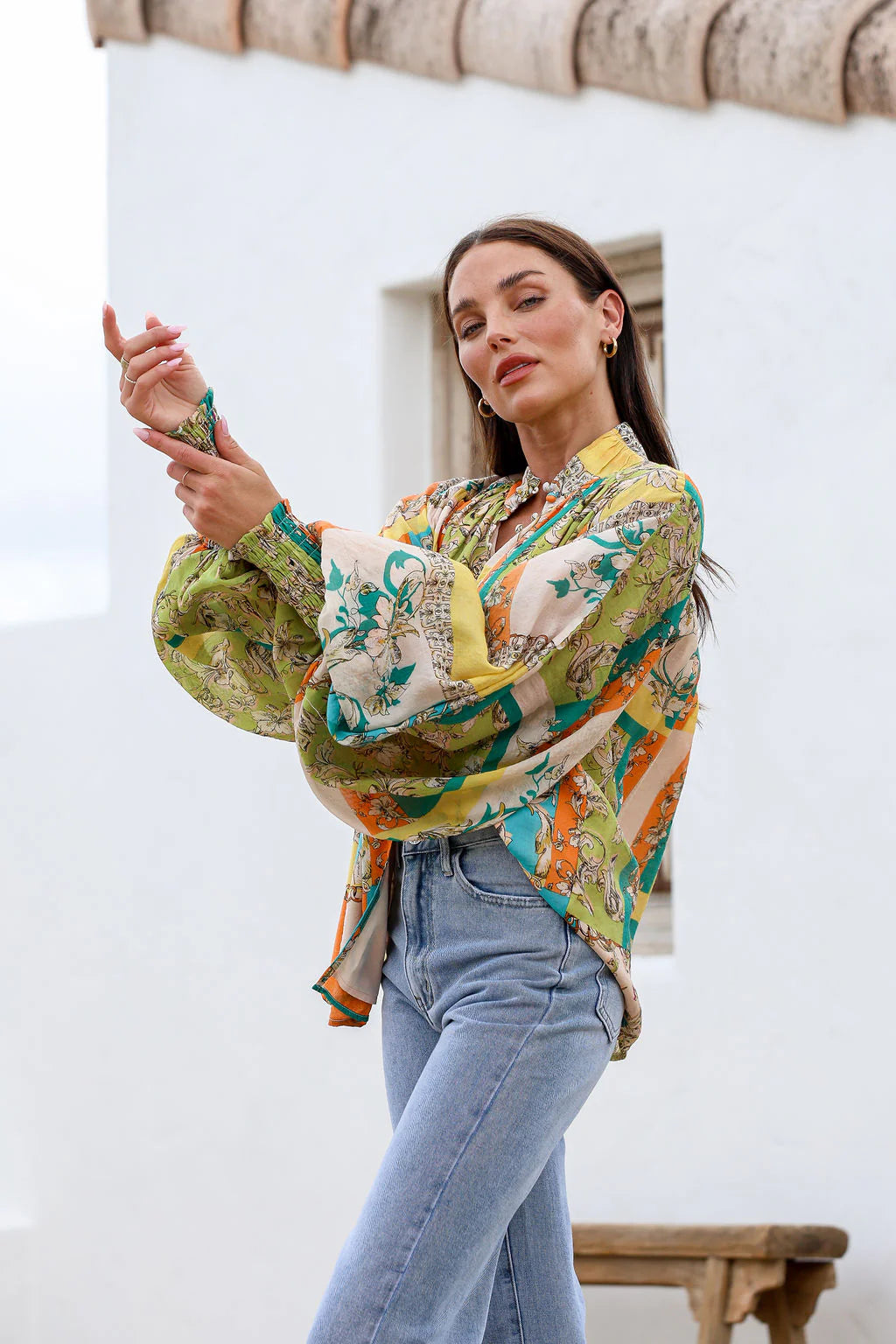 Jatea - Sicily Dreams Blouse - Green