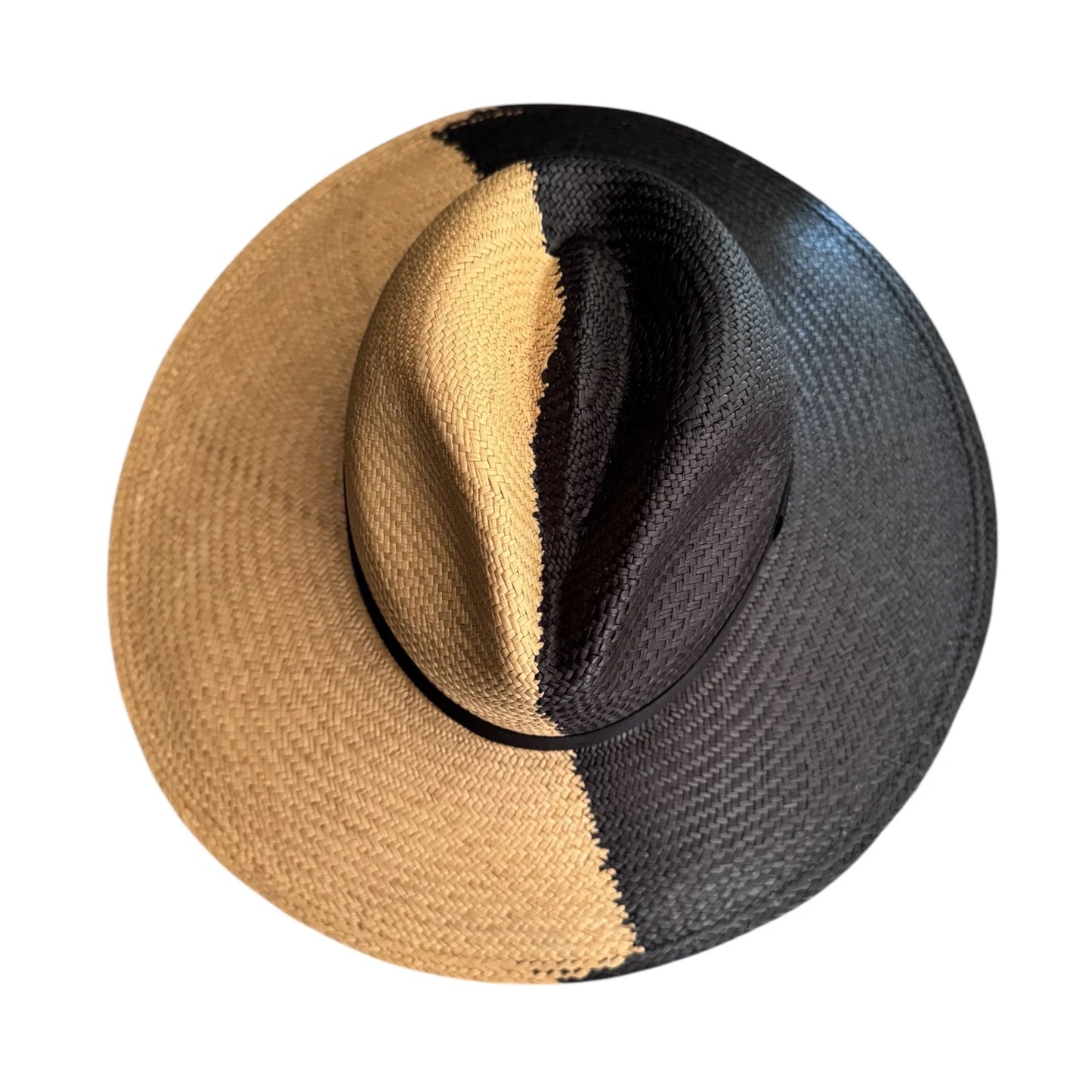 L'ora D'oro - Tarnee Panama Hat - Ink / Toast Bi Colour