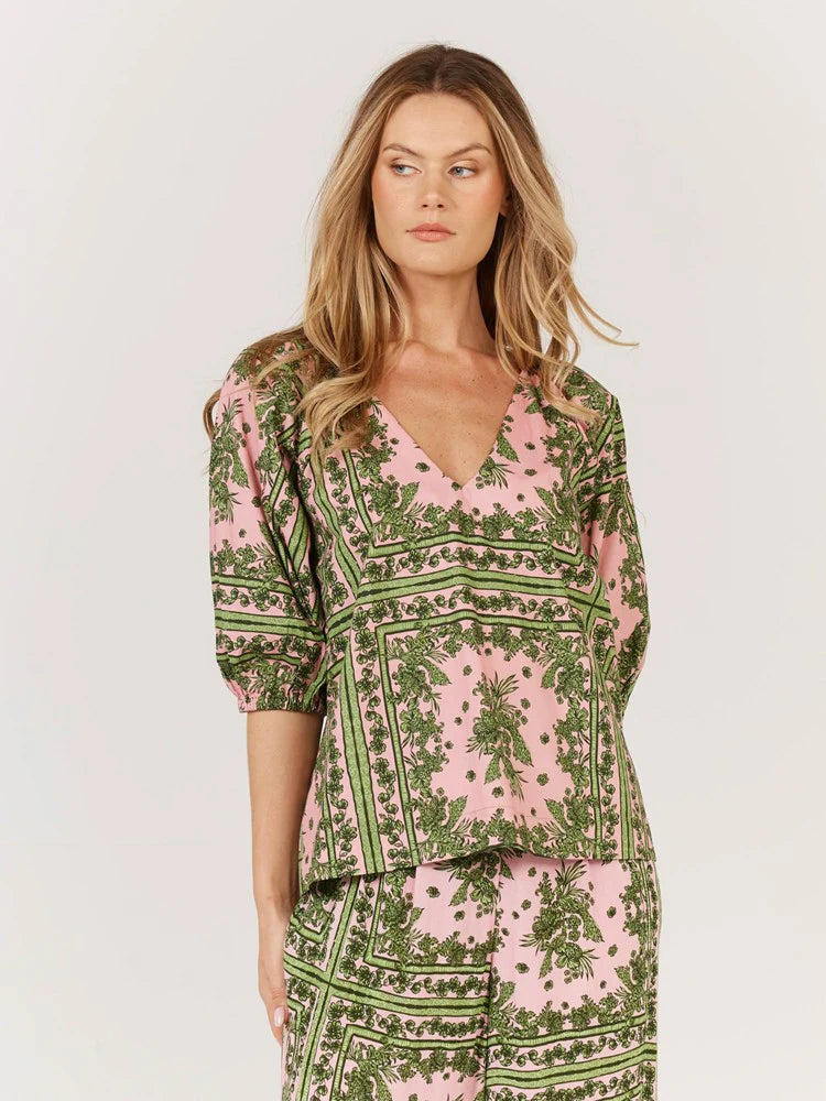Fate & Becker - Dominica Top - Paisley