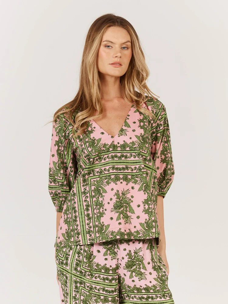 Fate & Becker - Dominica Top - Paisley