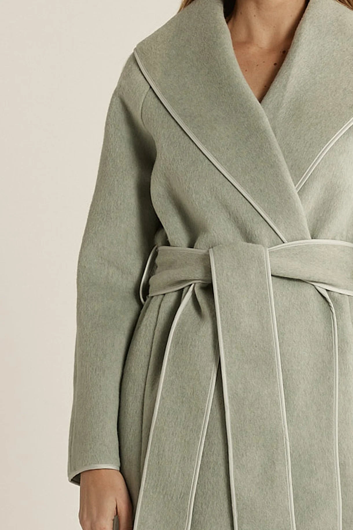 Fate & Becker - Fern Wool Blend Coat - Mint