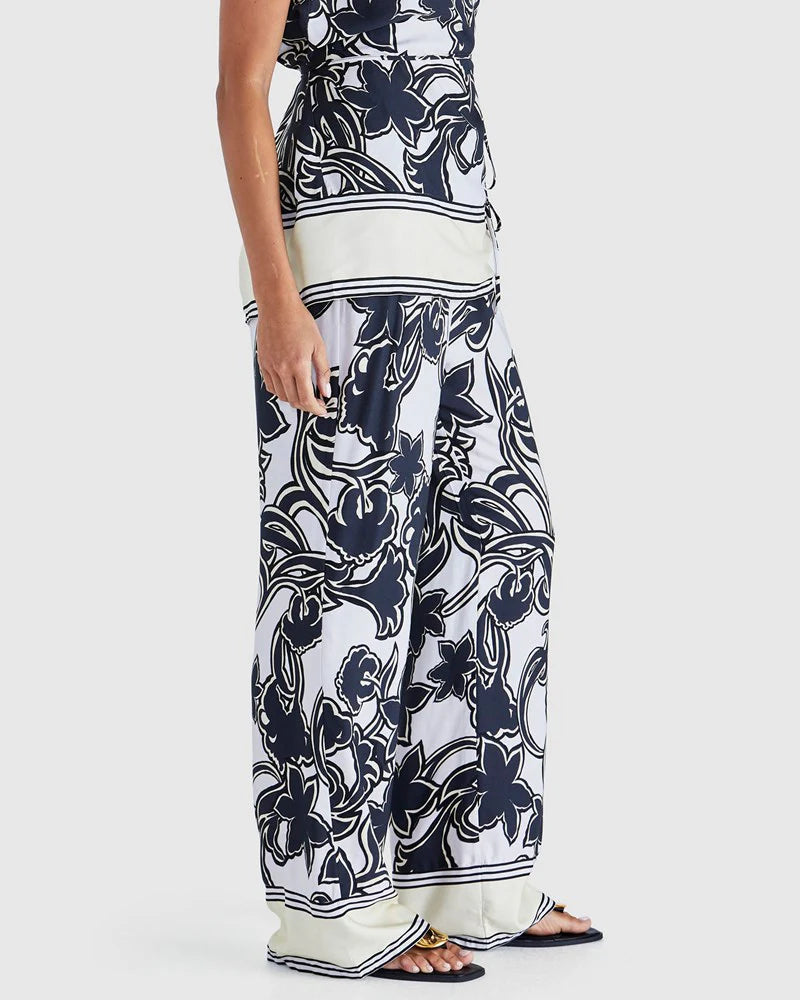 Sass - Esme Pant. - Imprint Floral