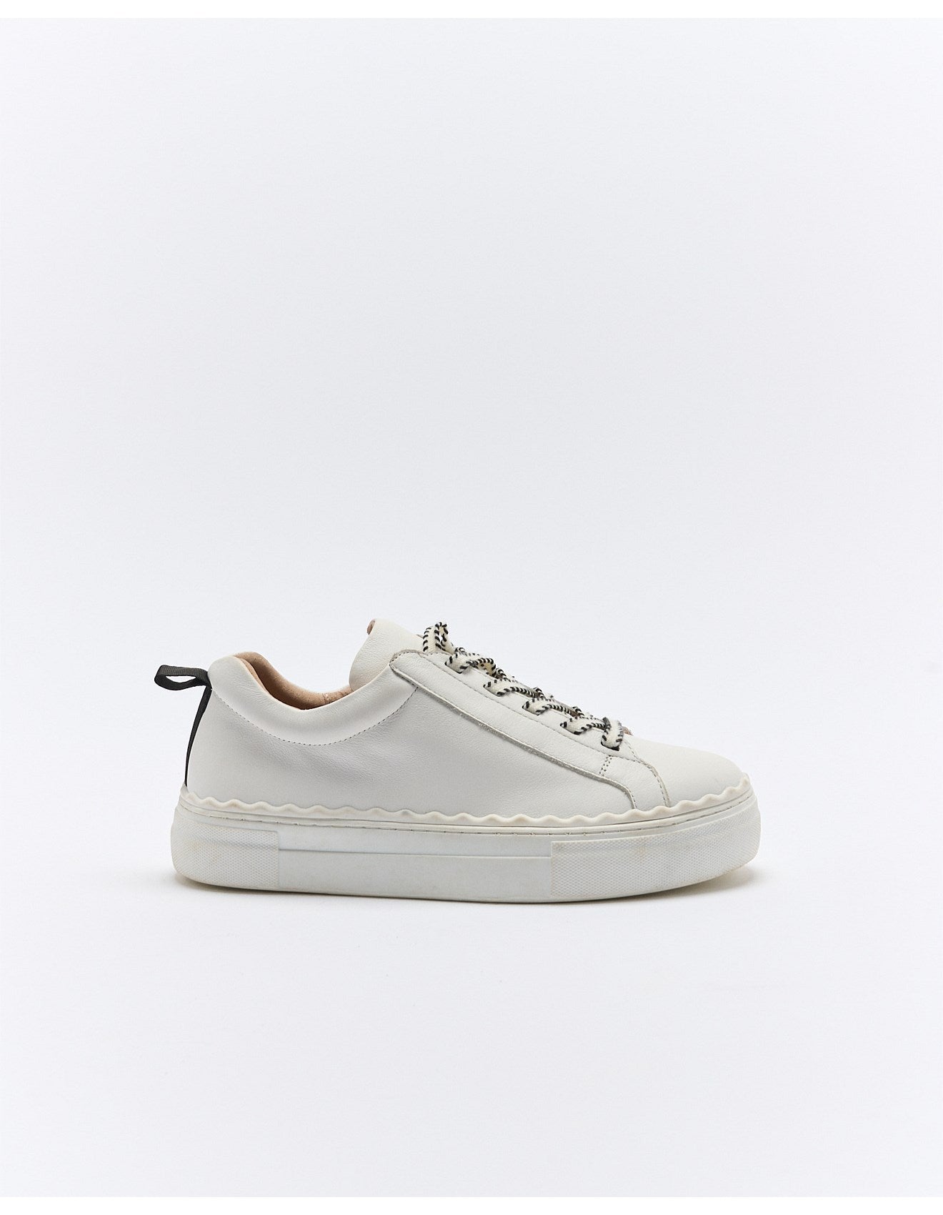 Walnut Melbourne - Hut Sneaker - White