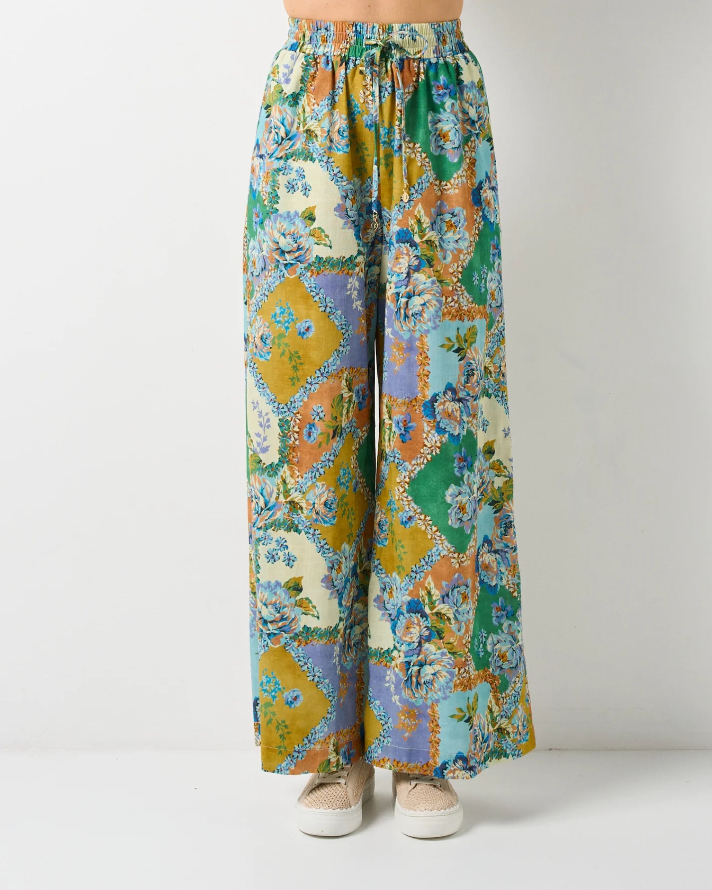 Walnut Melbourne - Vermont Pant - Peony Patchwork