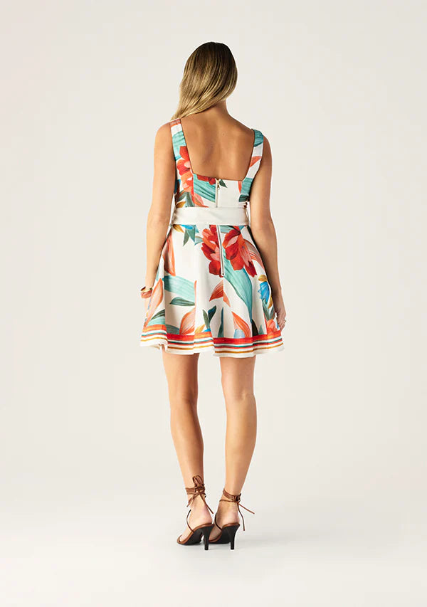 Mos the Label - Fiorina Print Mini Dress - Fiorina Print