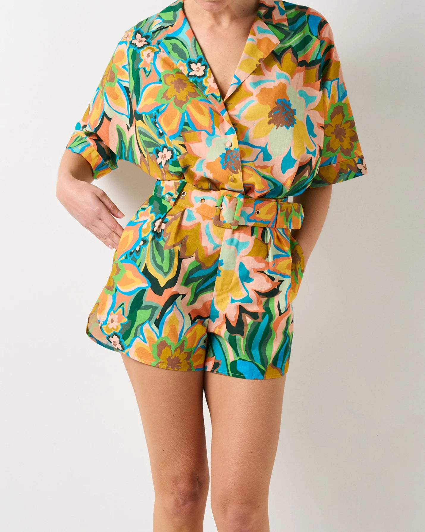 Walnut Melbourne - Riviera Shorts - Flower Bomb