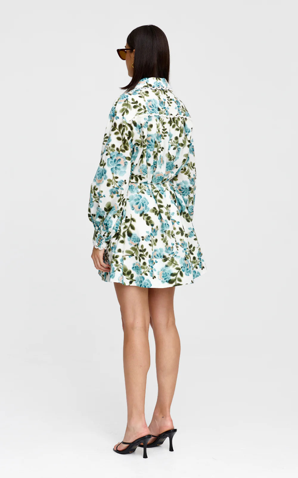 Kinney - Laurel Mini Dress - De Fleurs Print