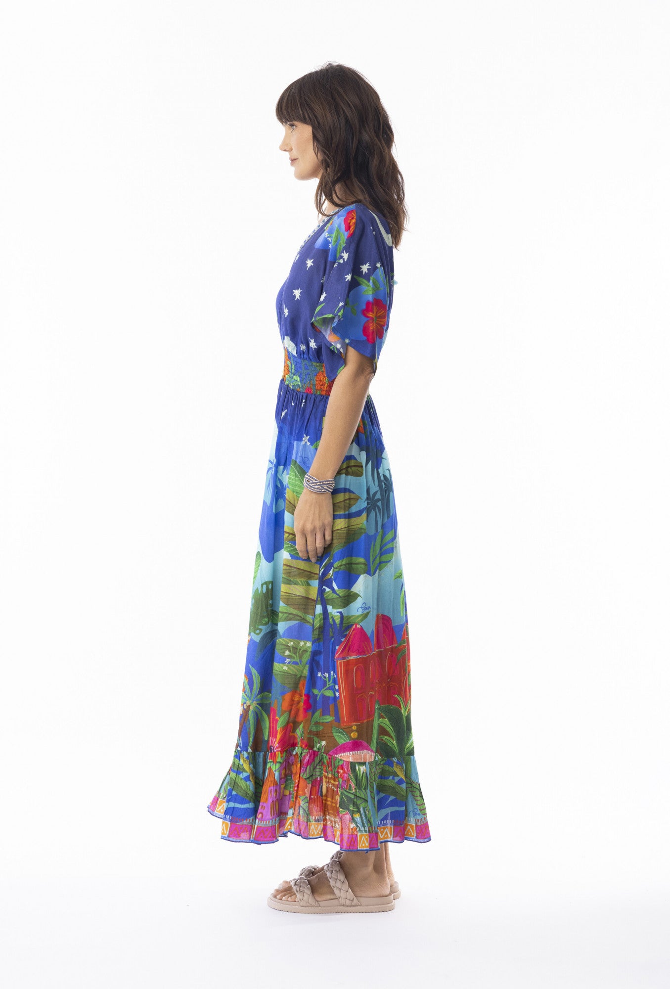 Escape by OQ - Arabian Nights Dress Shirred Waist