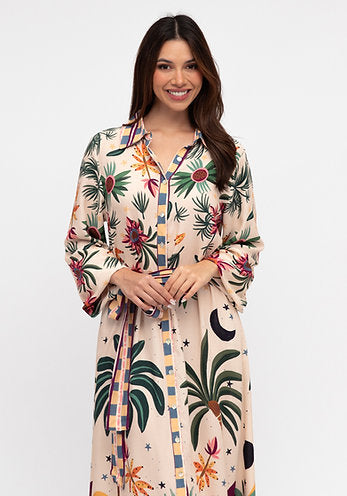 Casablanca Shirt Dress - Casablanca Print