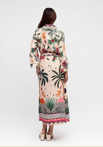 Casablanca Shirt Dress - Casablanca Print