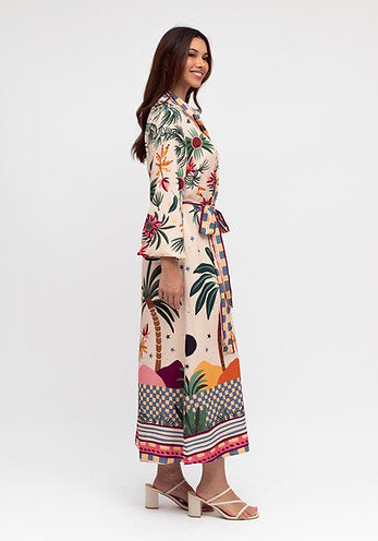 Casablanca Shirt Dress - Casablanca Print