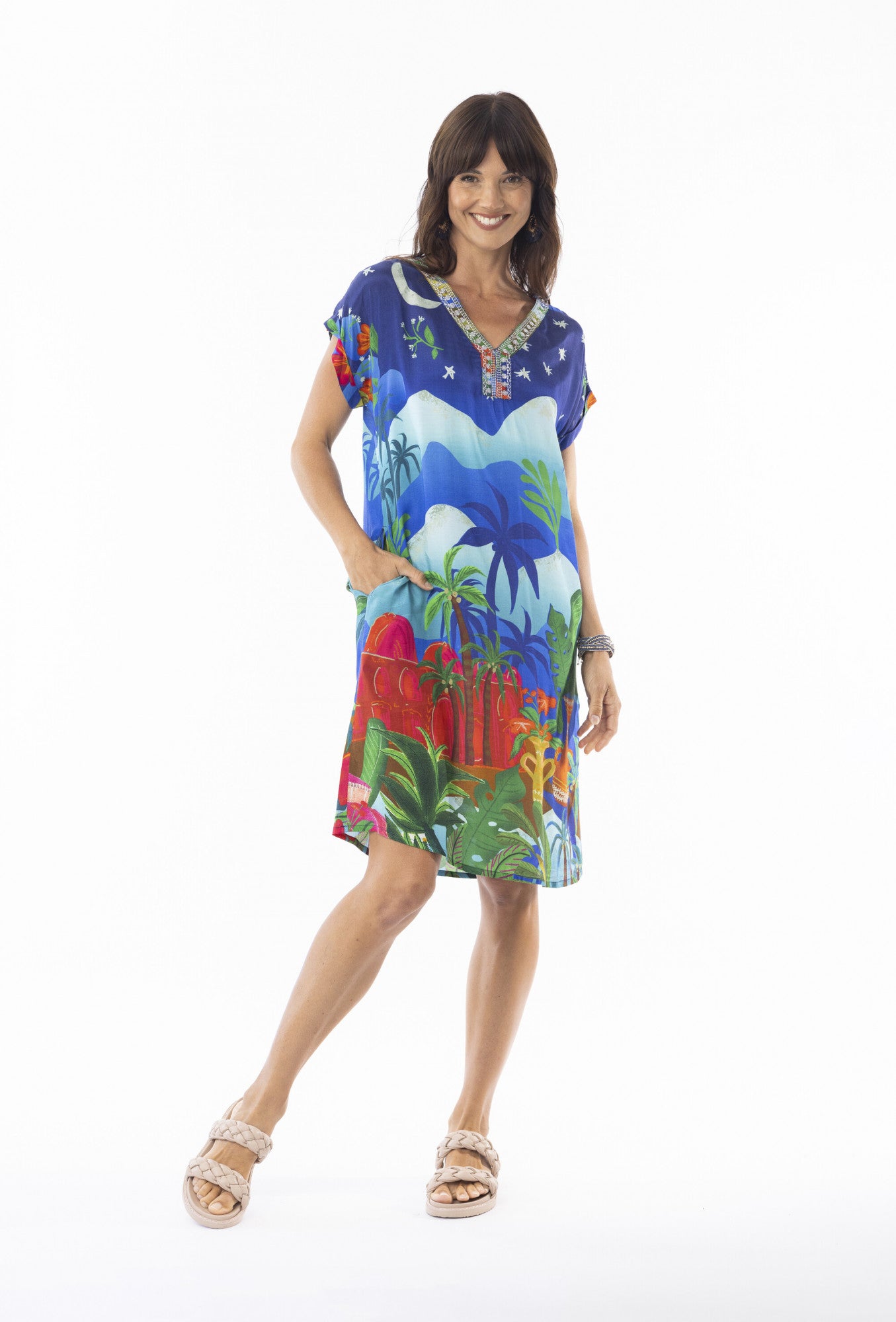Escape by OAQ - Arabian Nights Dress Short Sleeve