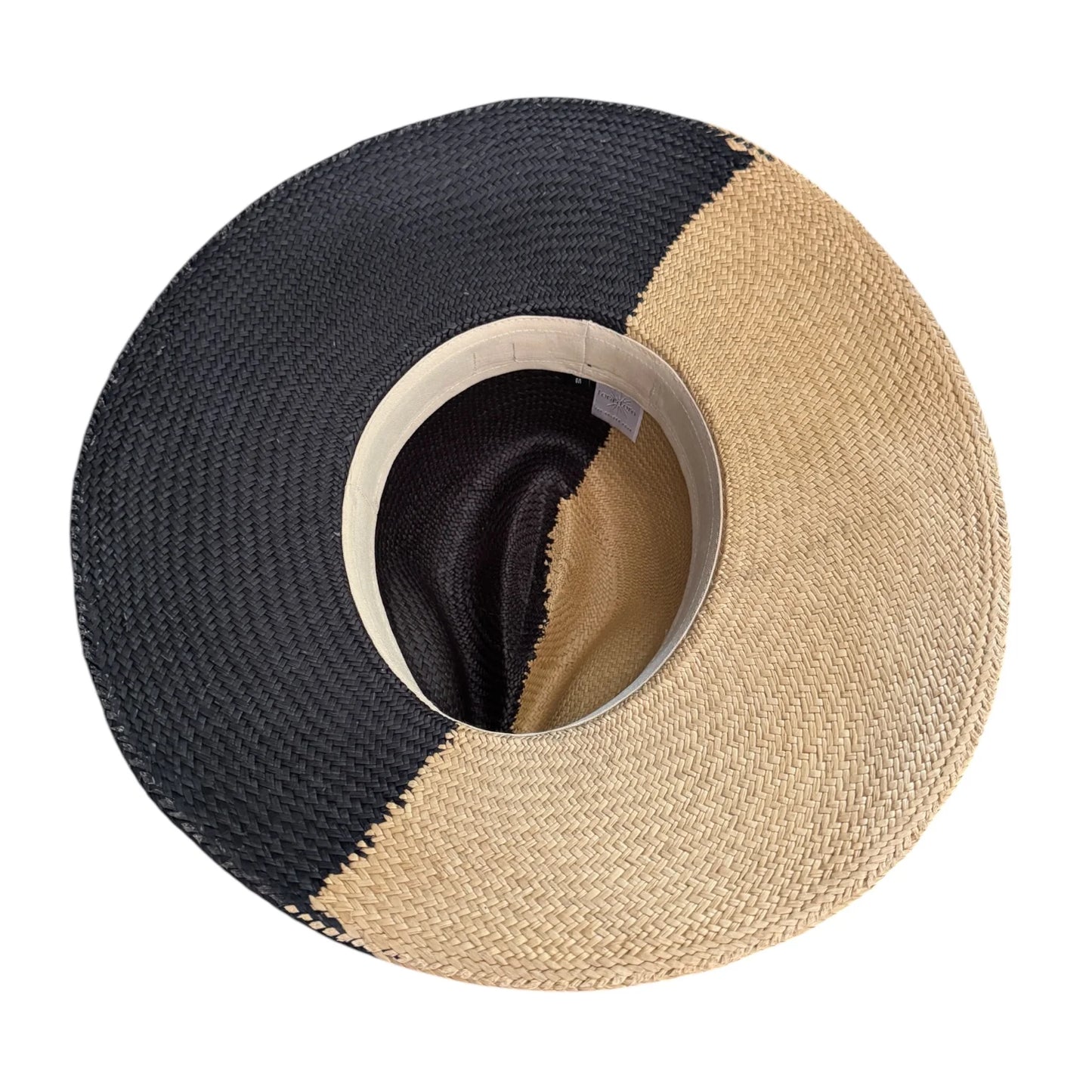 L'ora D'oro - Tarnee Panama Hat - Ink / Toast Bi Colour