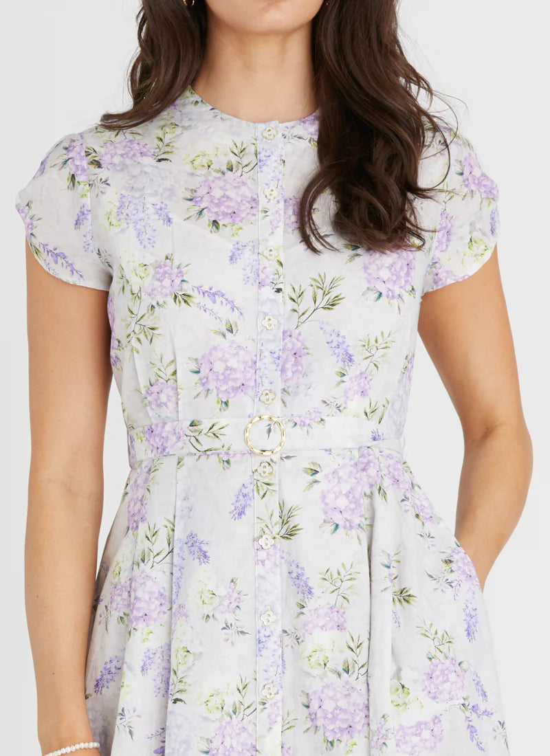 Aqua Blu - Josephine Dress - Wisteria