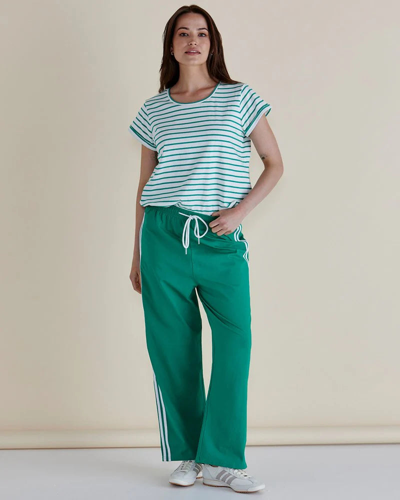 Nikki Relax Cotton Jogger - Green
