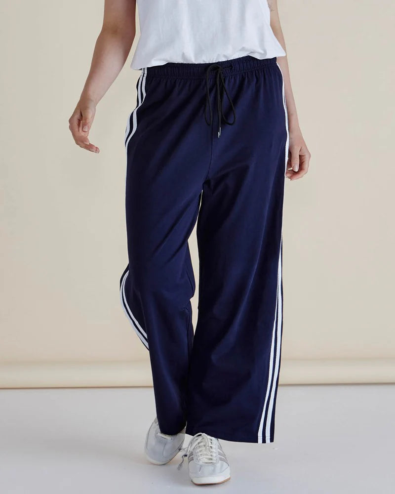 Nikki Relax Cotton Jogger - Navy