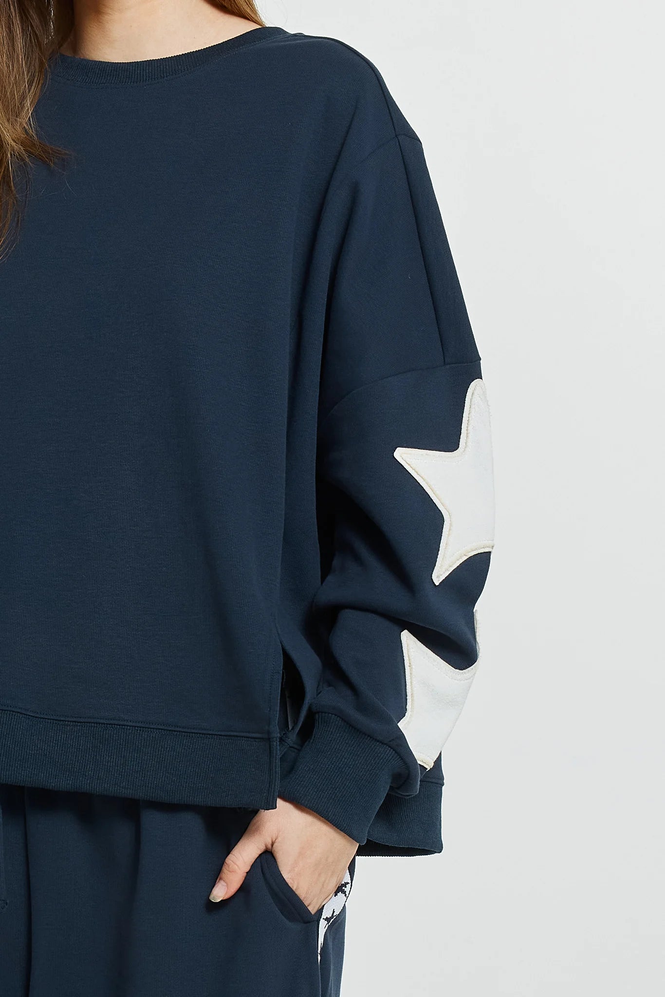 Betty Basics - Saskia Sweatshirt - Navy