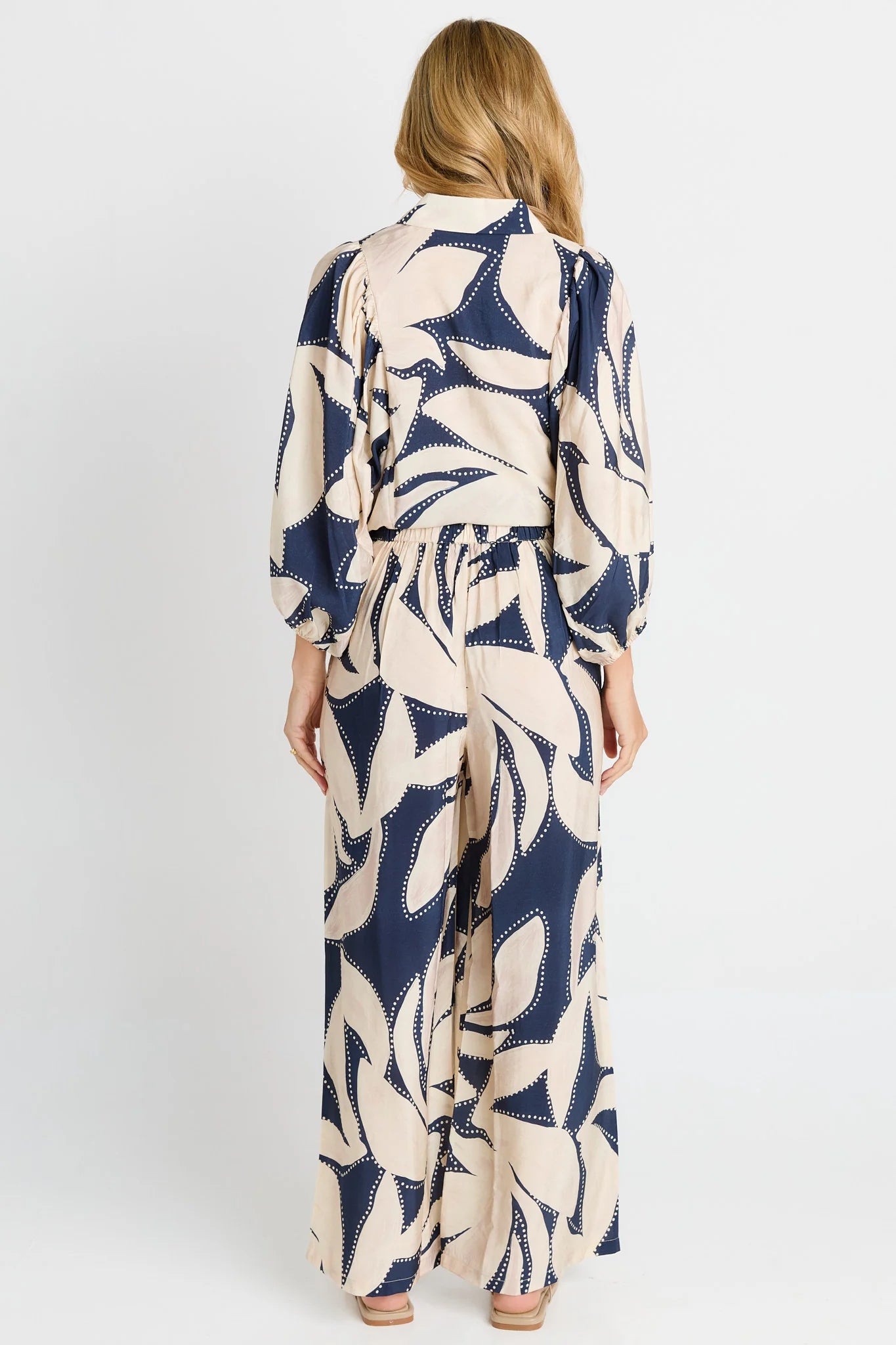 Betty Basics - Zander Pant - Navy Floral Print