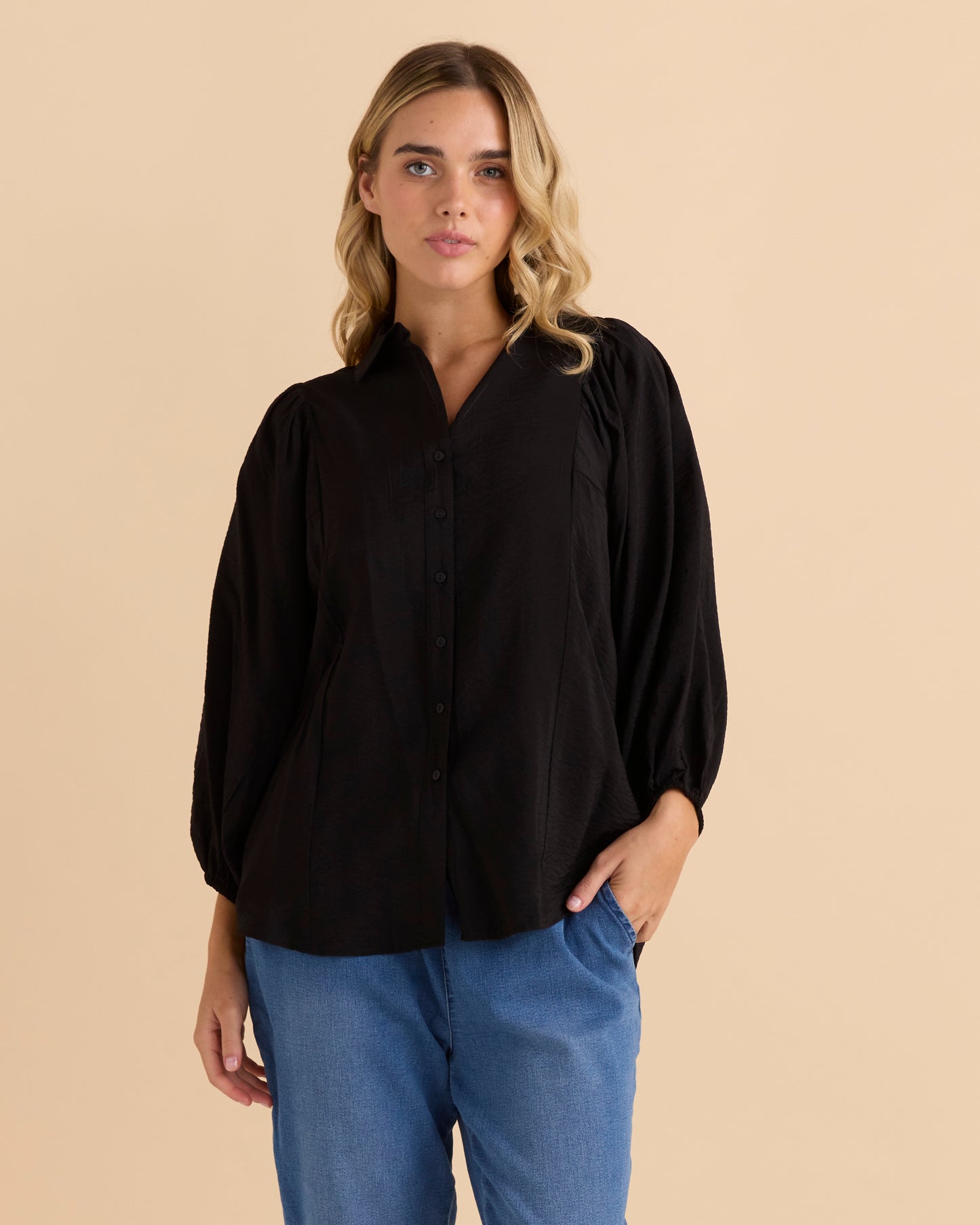 Simran Blouse - Black