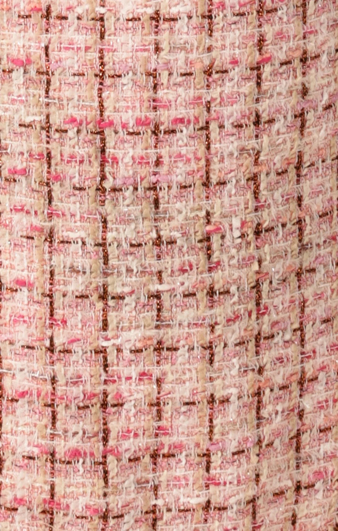 Sacha Drake - Celestine Shift Dress - Pink White Tweed
