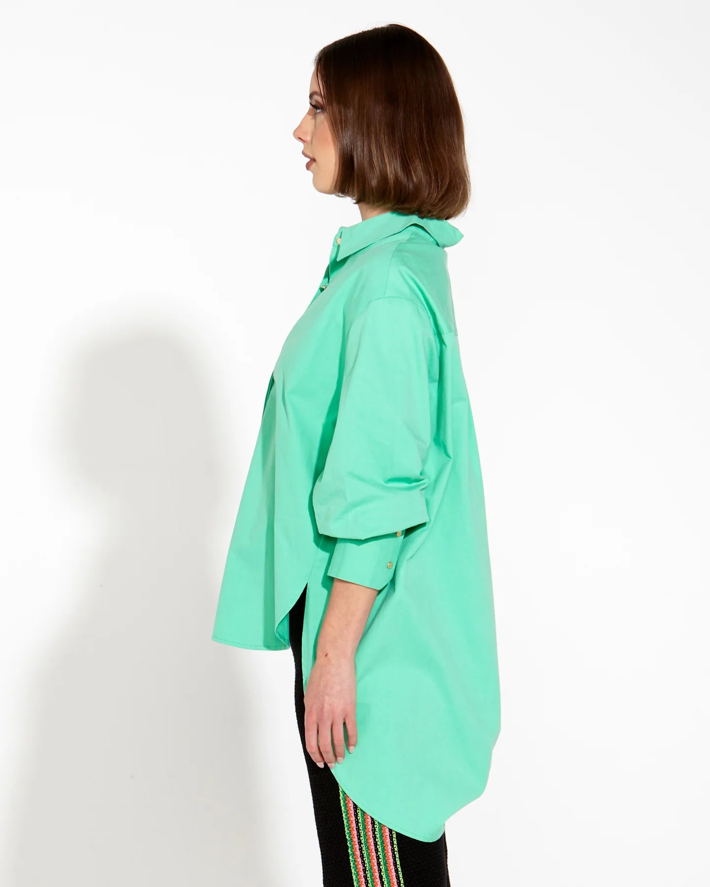 Fate & Becker - Landline Oversized Shirt - Mint