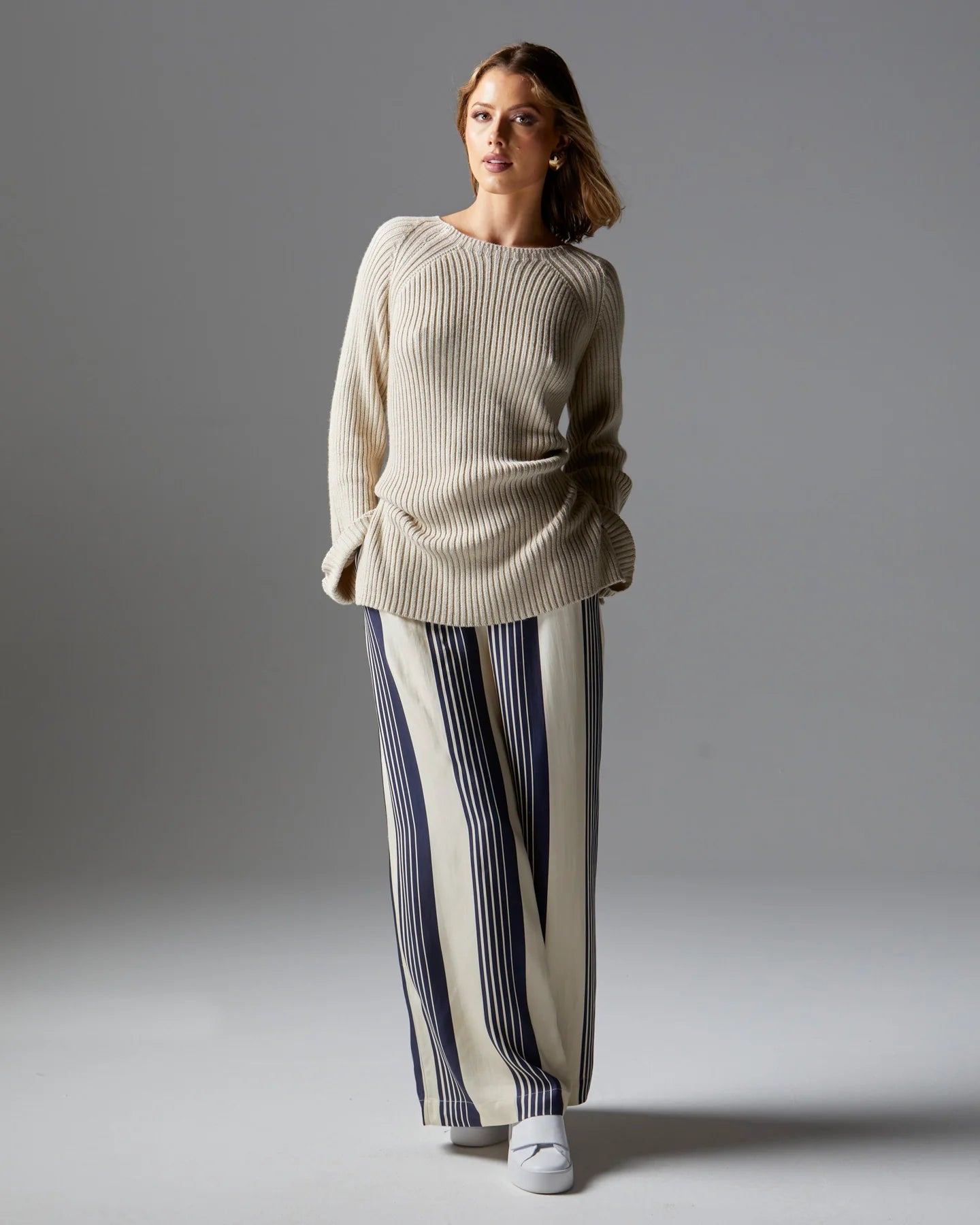 Fate & Becker - Heartstopper Pant - Navy Stripe