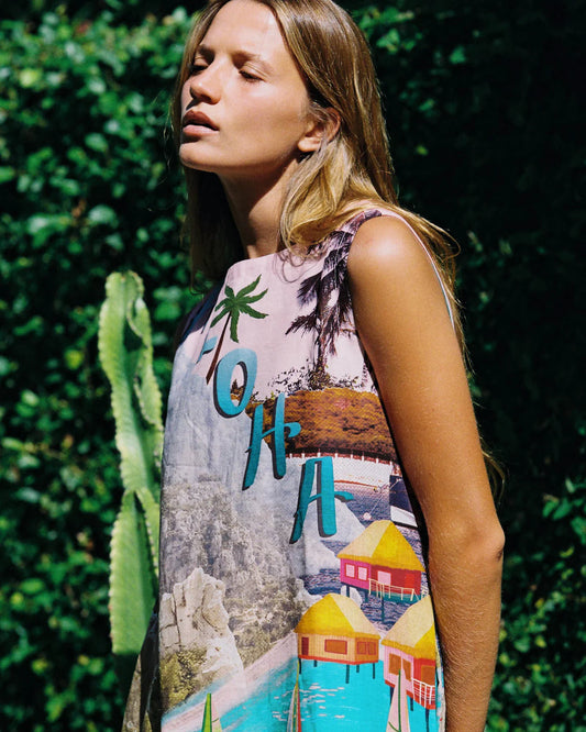 Walnut Melbourne - Tahiti Dress - Aloha