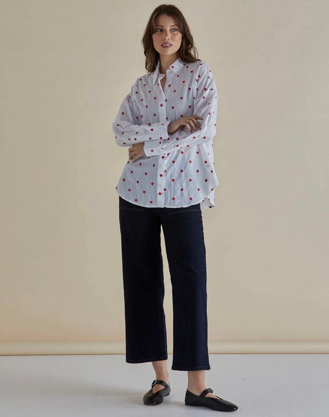 Betty Basics - Sage Shirt - Red Heart