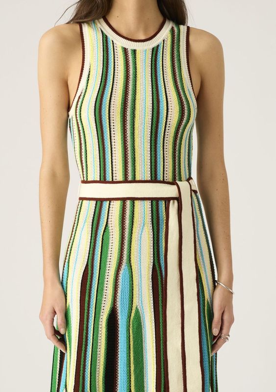 Mos - Rosalia Knit Maxi Dress - Multicolour