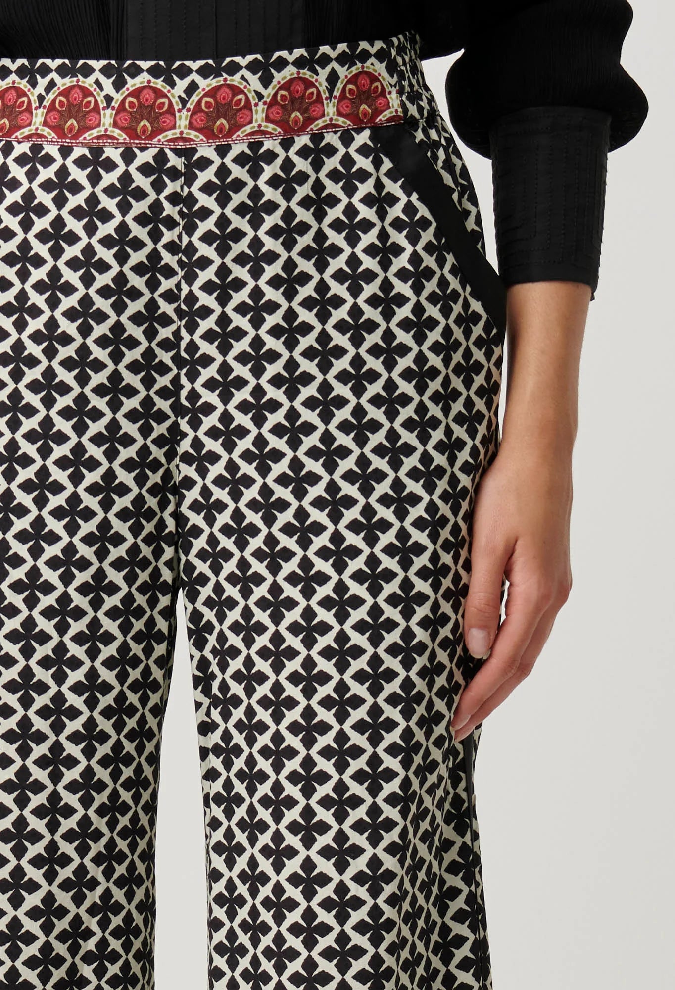 Once Was - Willow Viscose Dobby Pant - Country Tapestry