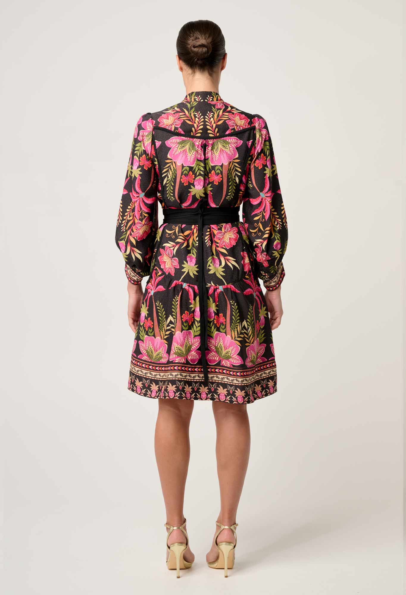 Once Was - Aurelia Viscose Lace Dress - Anthos Lotos