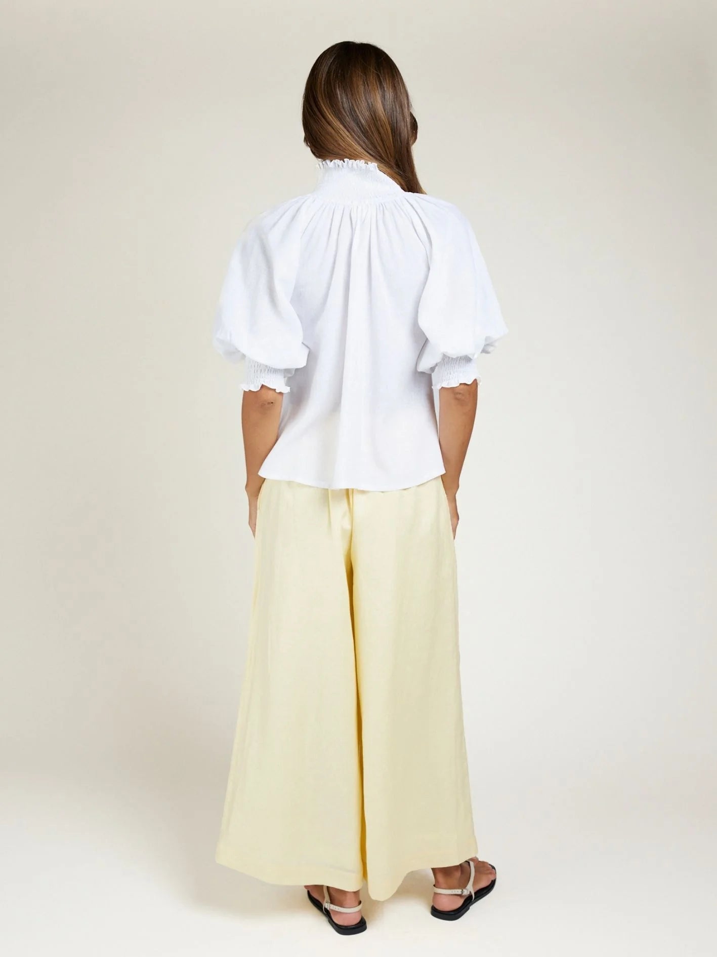 State of Embrace - Palazzo Pant - Lemon