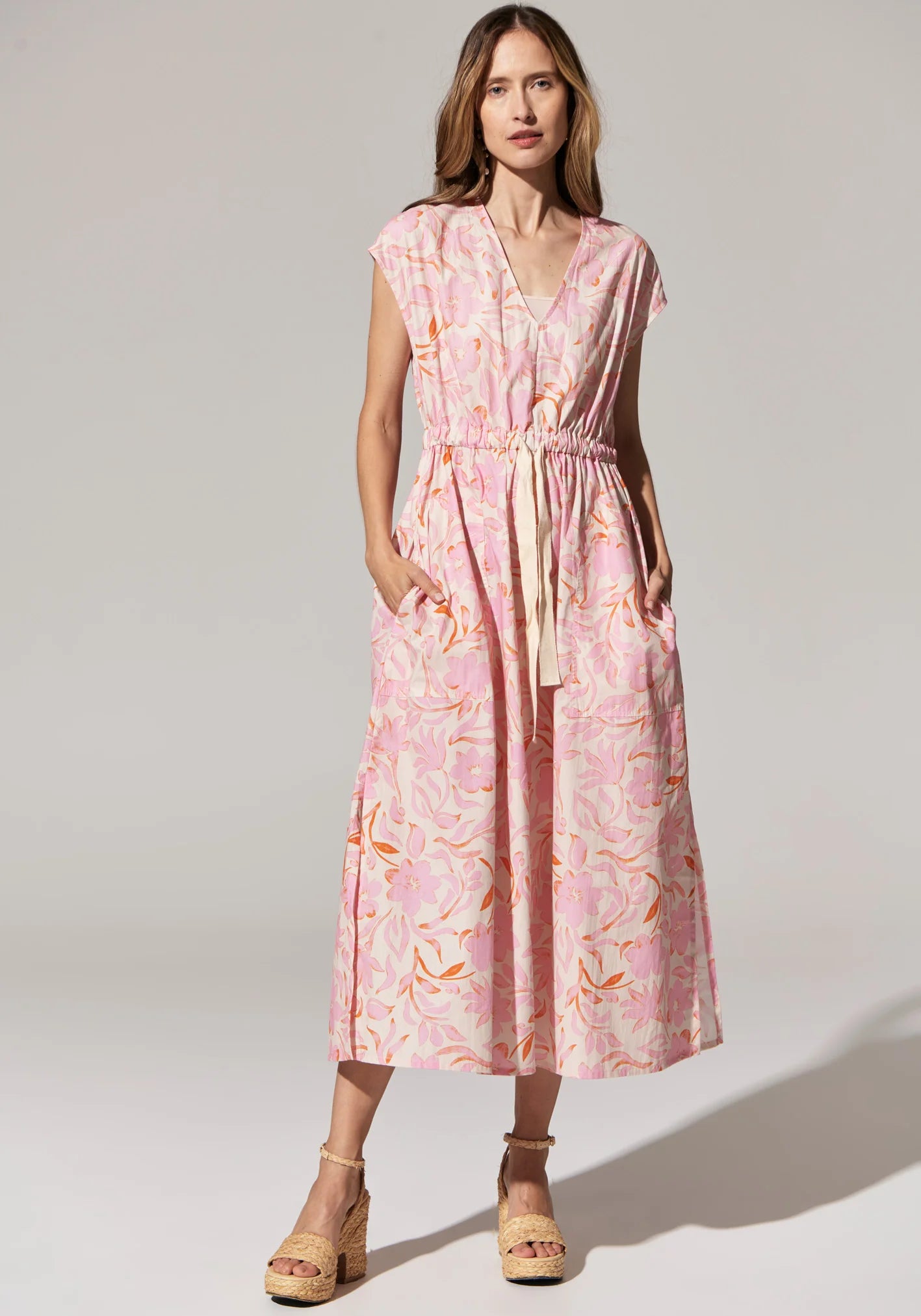 Pol Clothing - Sara Tie Dress - Sara Print