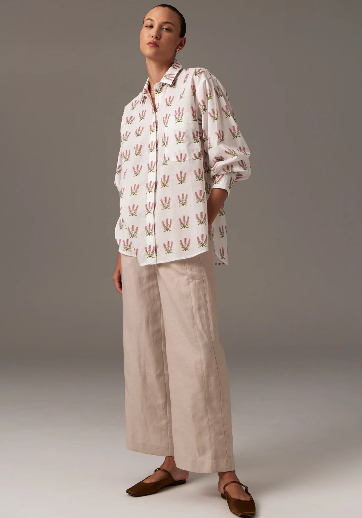 Pol Clothing - Riley Pant - Pebble