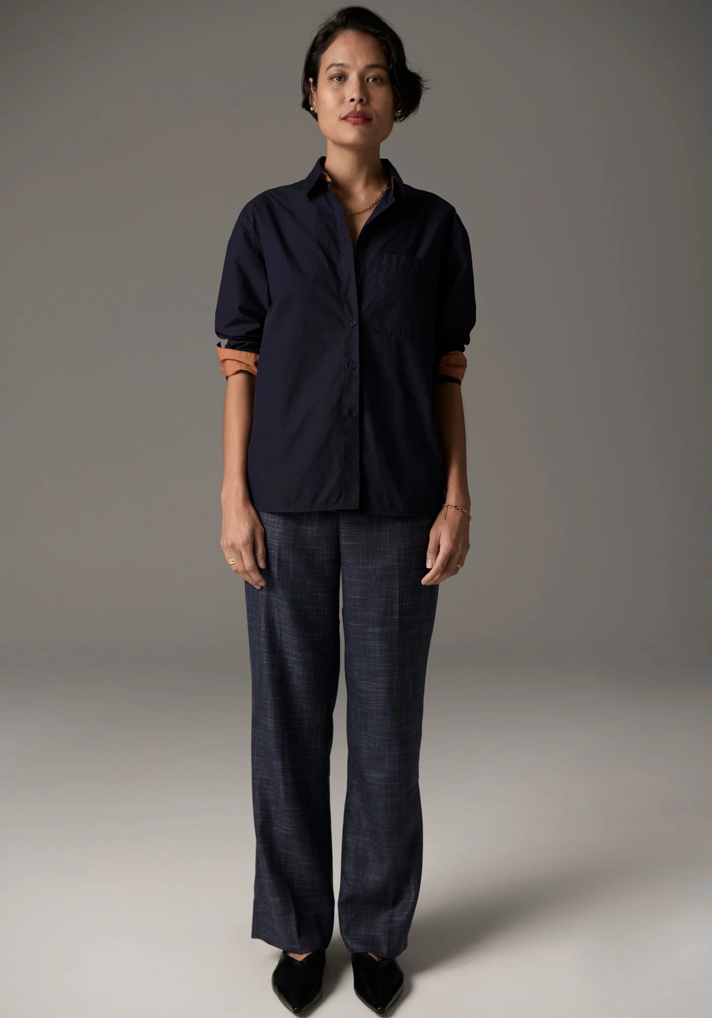 Pol Clothing - Indus Shirt - Ink Toffee