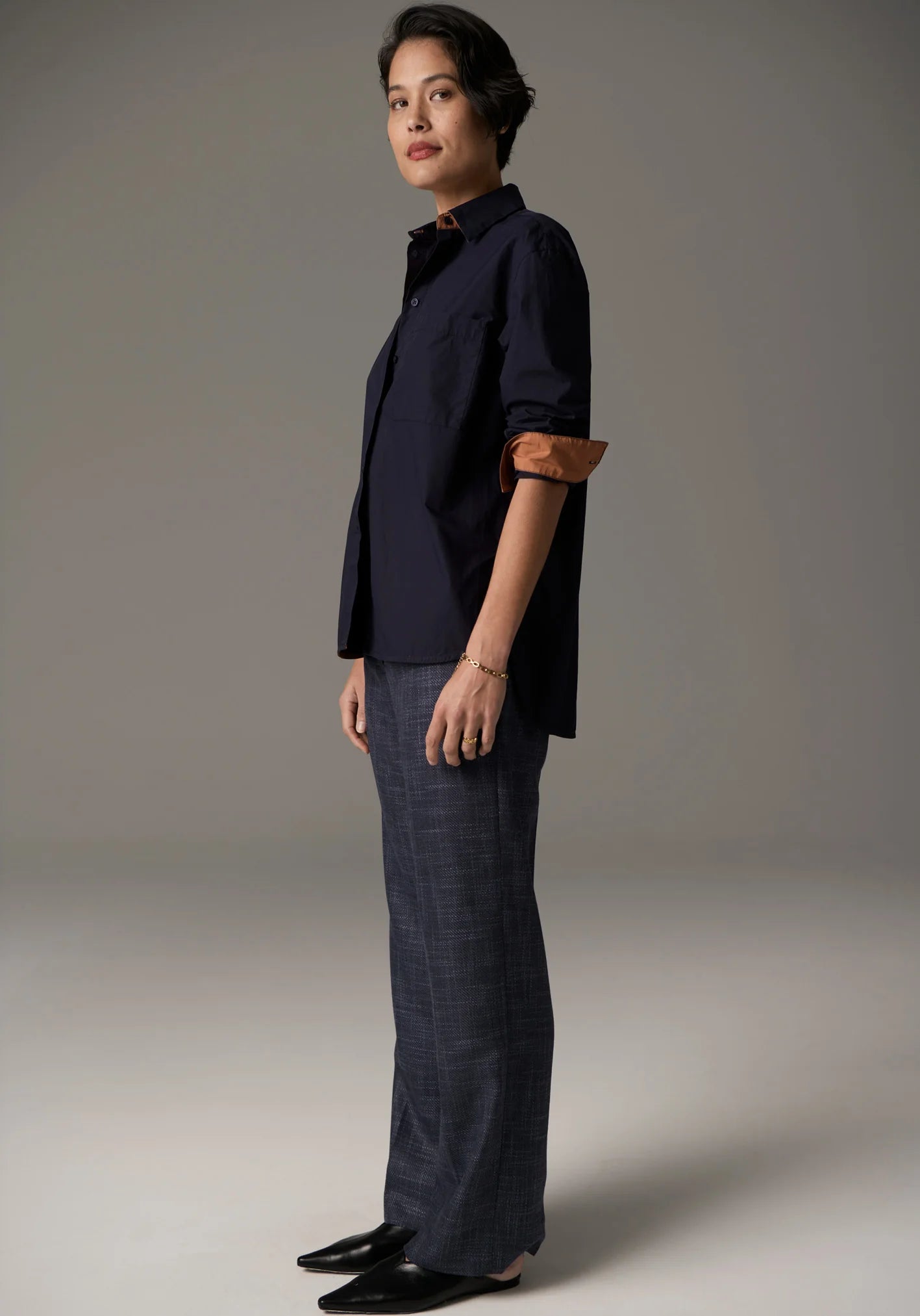 Pol Clothing - Indus Shirt - Ink Toffee