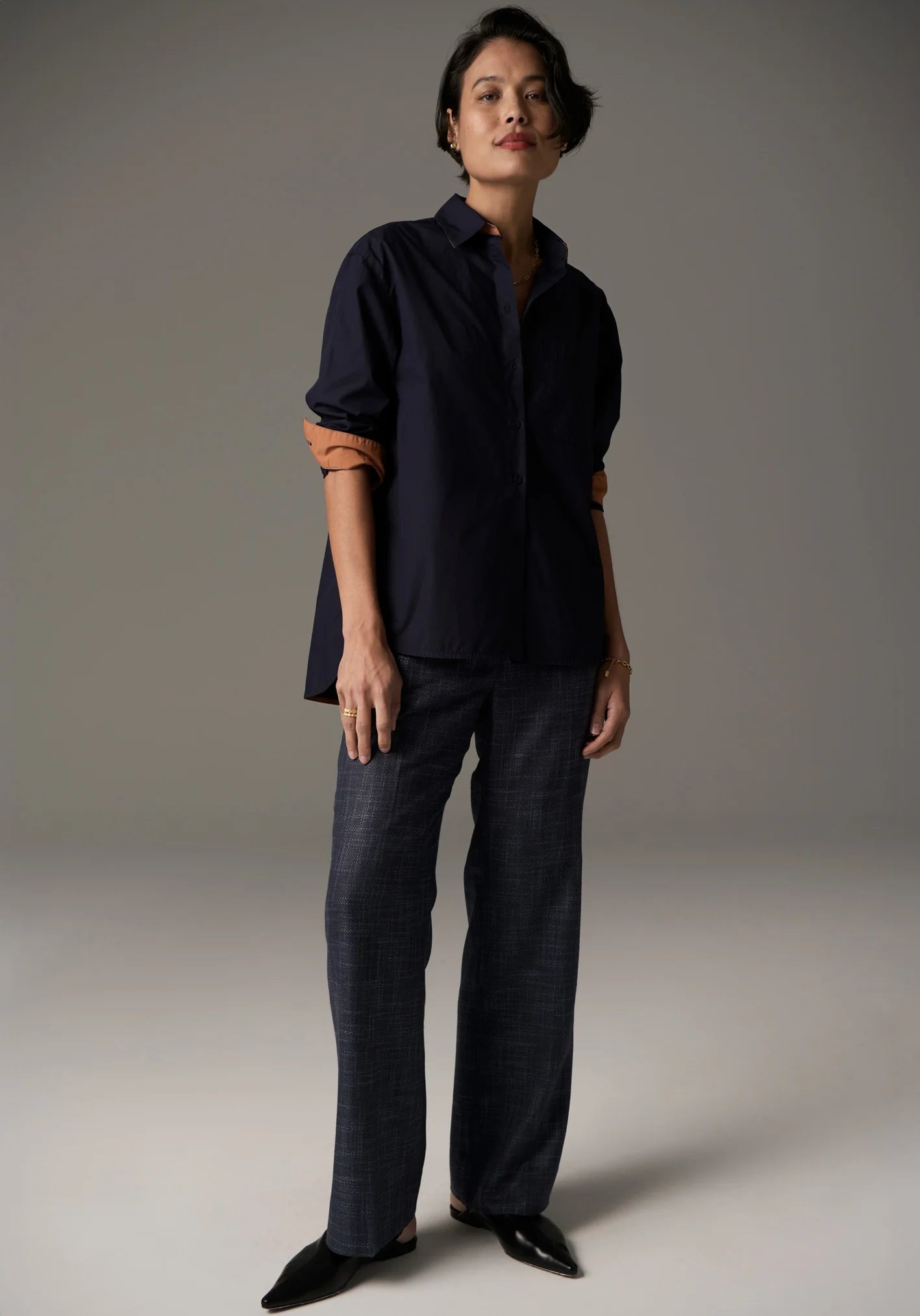Pol Clothing - Indus Shirt - Ink Toffee