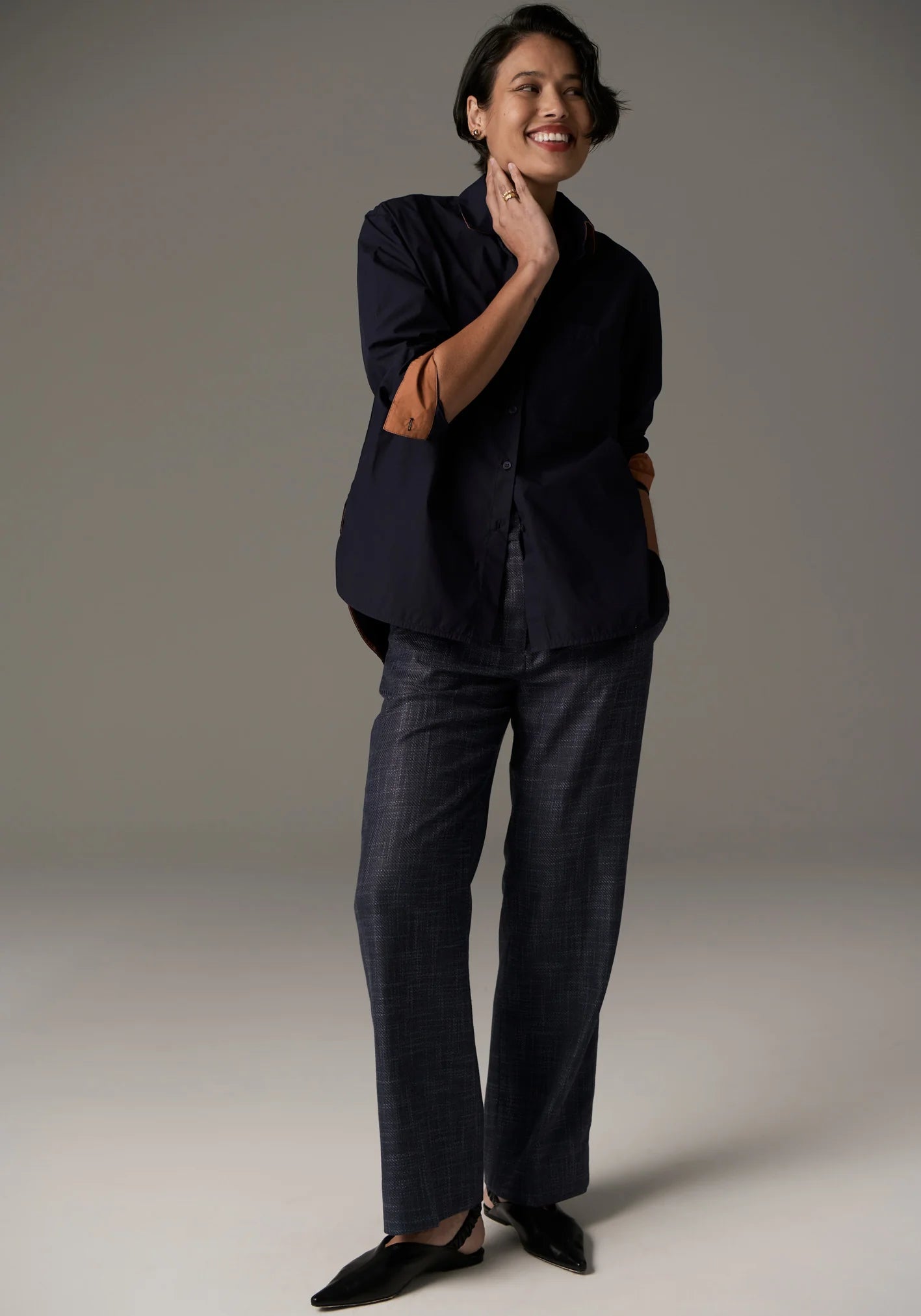 Pol Clothing - Indus Shirt - Ink Toffee