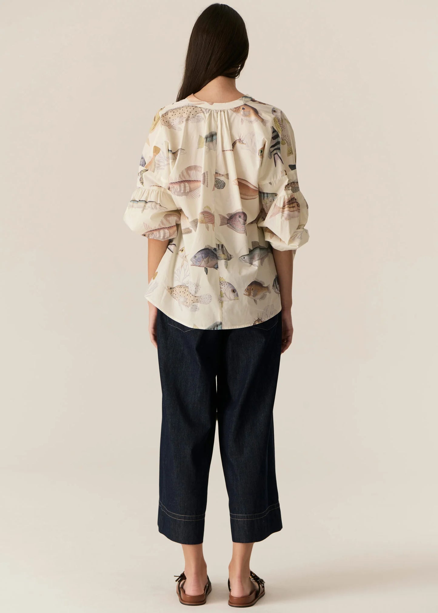 Pol clothing - Carsen Crop Denim Pant - Dark Wash