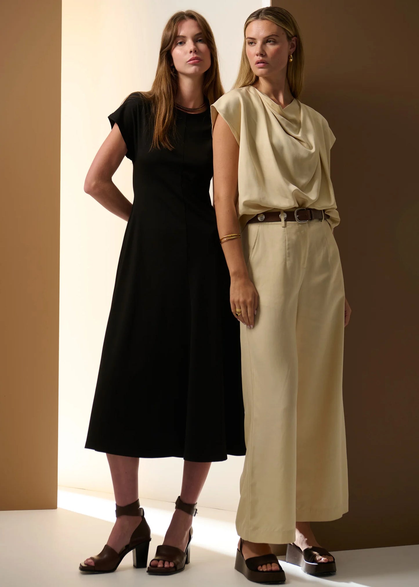 Pol Clothing - Odie Tee Dress - Black