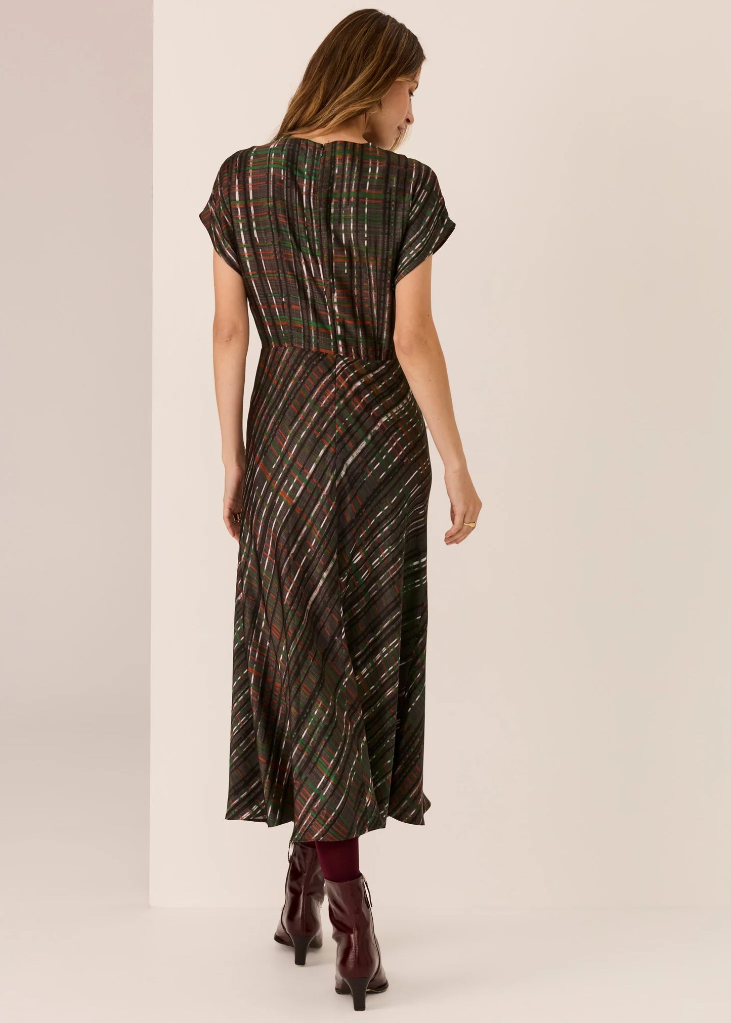 Pol Clothing - Della Bias Dress - Della Print