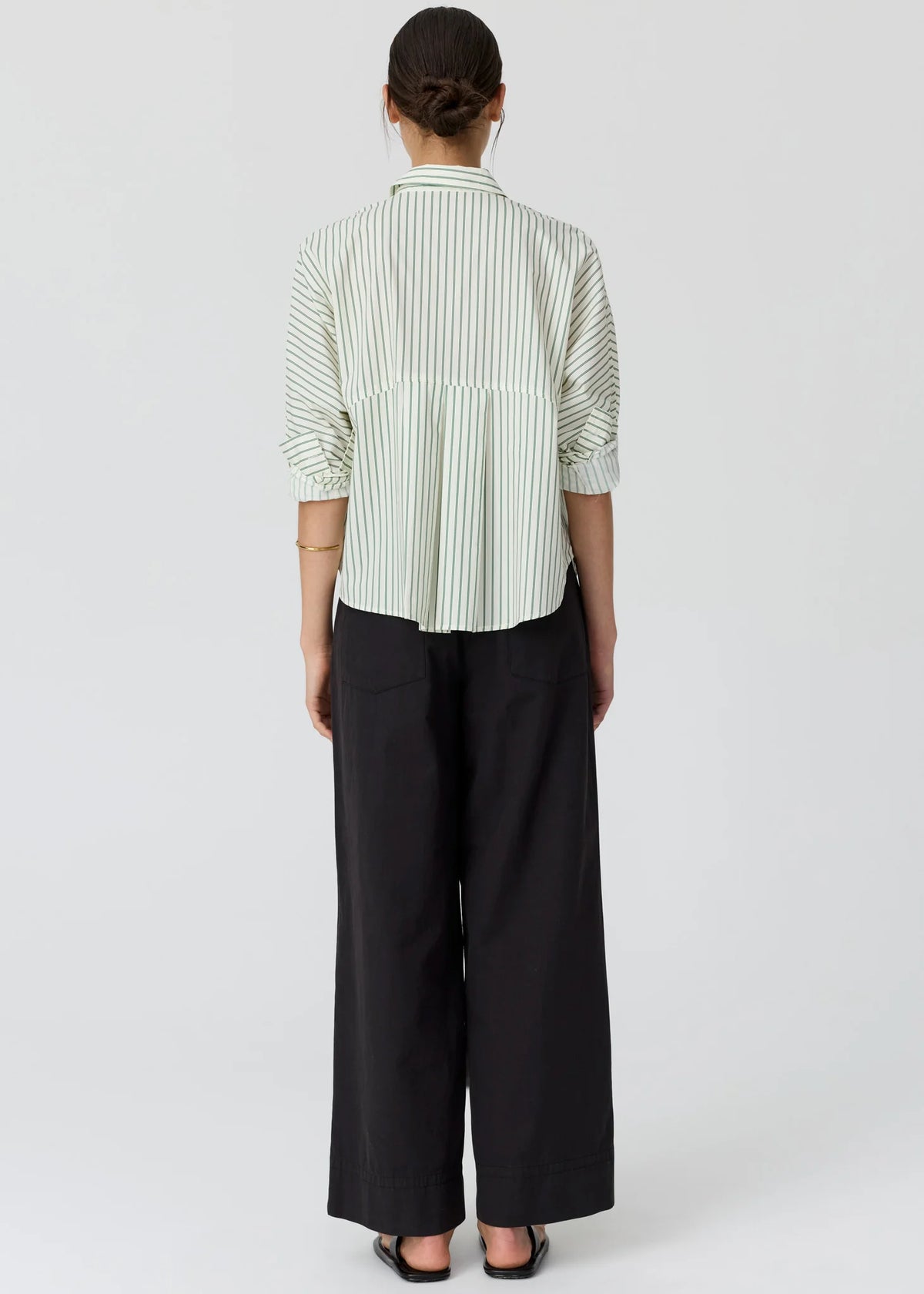 Pol Clothing - Botanica Two Way Stripe Shirt - Botanica Stripe