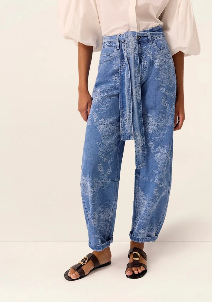 Mos the Label - Elodie Denim Barrel Pants