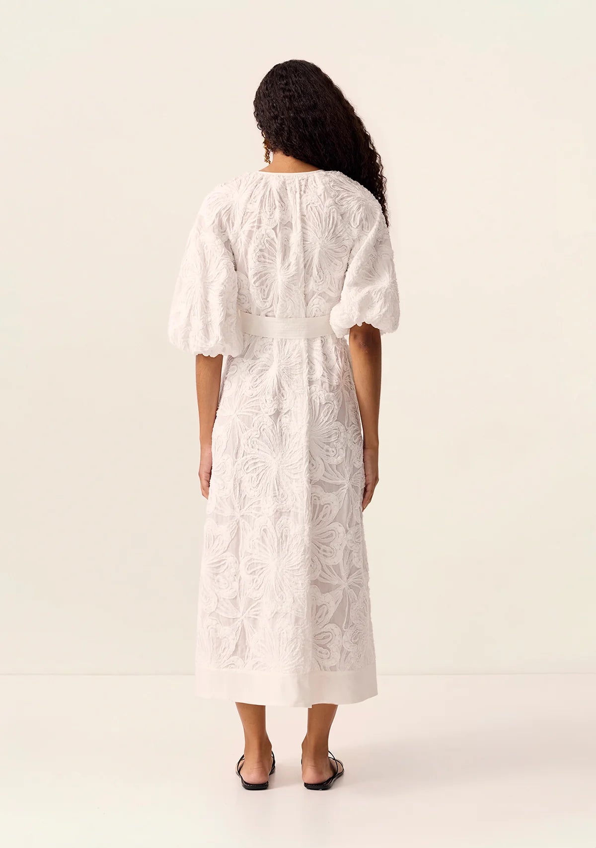 Mos the Label - Blossom Midi Dress - Ivory