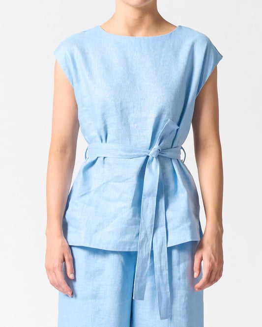 Walnut Melbourne - Rhodes Top - Sky Blue