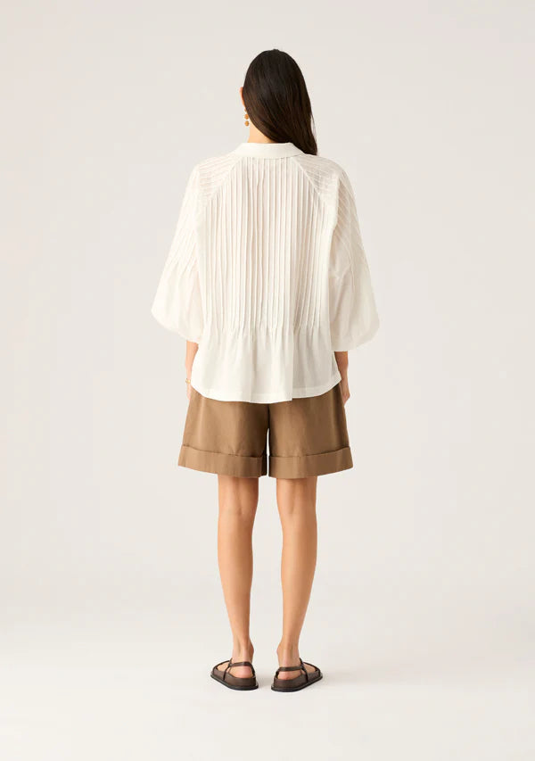 Mos the Label - Aurelia Blouse - Pearl