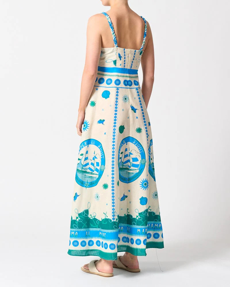 50% OFF - Walnut Melbourne - Sardinia Dress - Andiamo